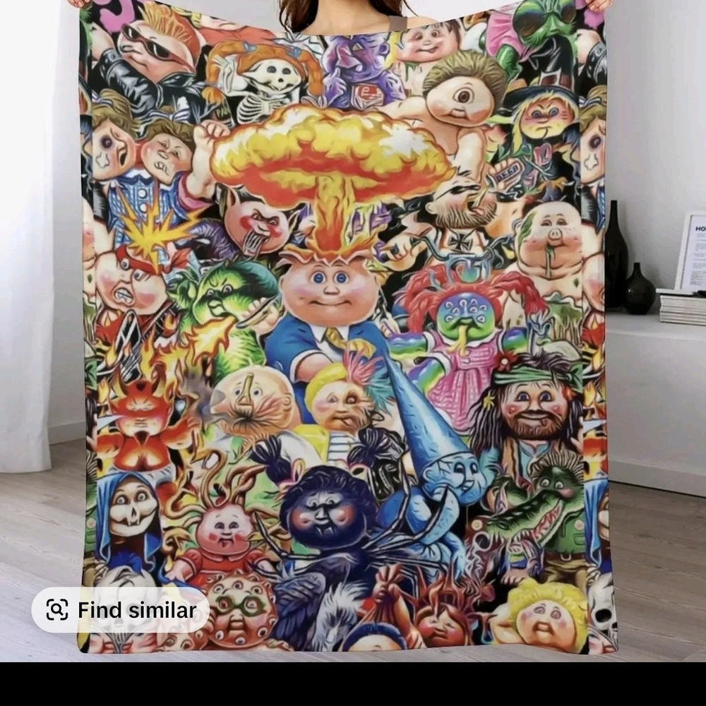 Colorful Graphic Blanket - Picture 1 of 3